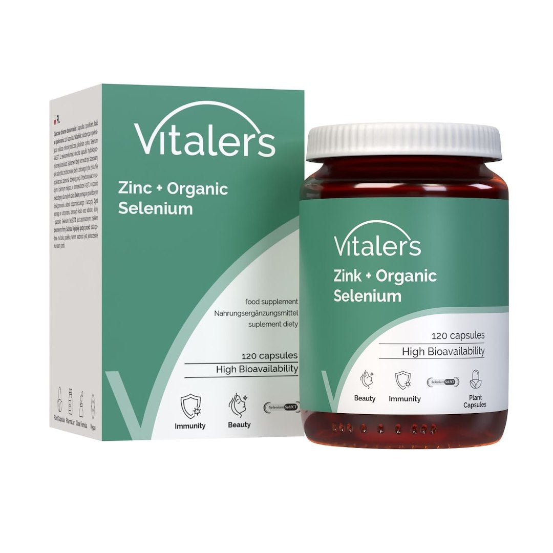 Vitaler's Cinkas 15 mg + Selenas 200 mcg - 120 kapsulių