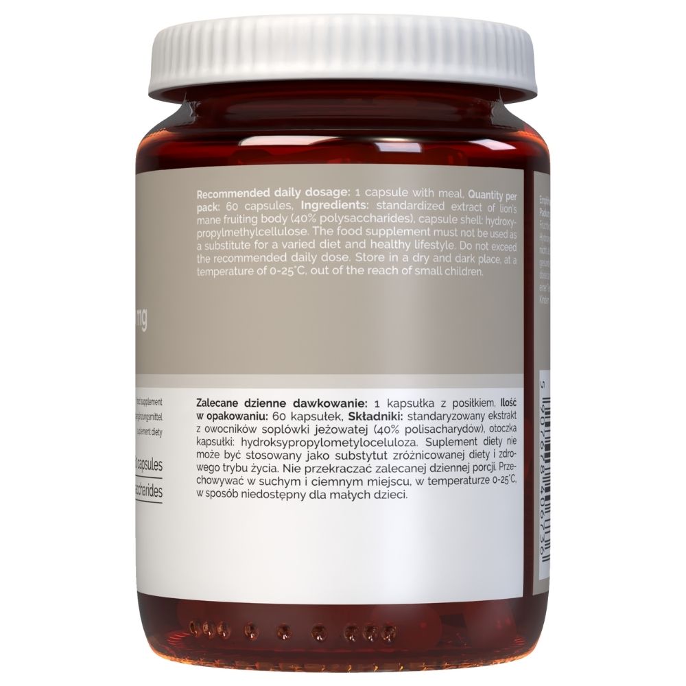 Vitaler's Lion's Mane 500 mg - 60 kapsulių