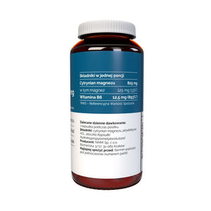 Vitaler magnis 125 mg + vitaminas B6 - 120 kapsulių