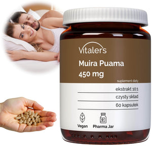 Vitaler's Muira Puama 450 mg - 60 kapsulių