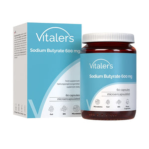 Vitaler natrio butiratas 600 mg - 60 kapsulių