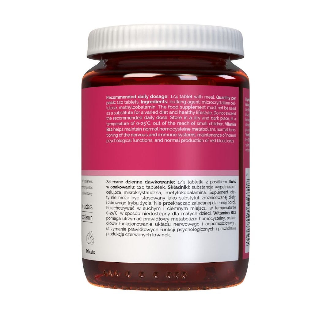 Vitaminas B12 100 mcg - 60 tablečių
