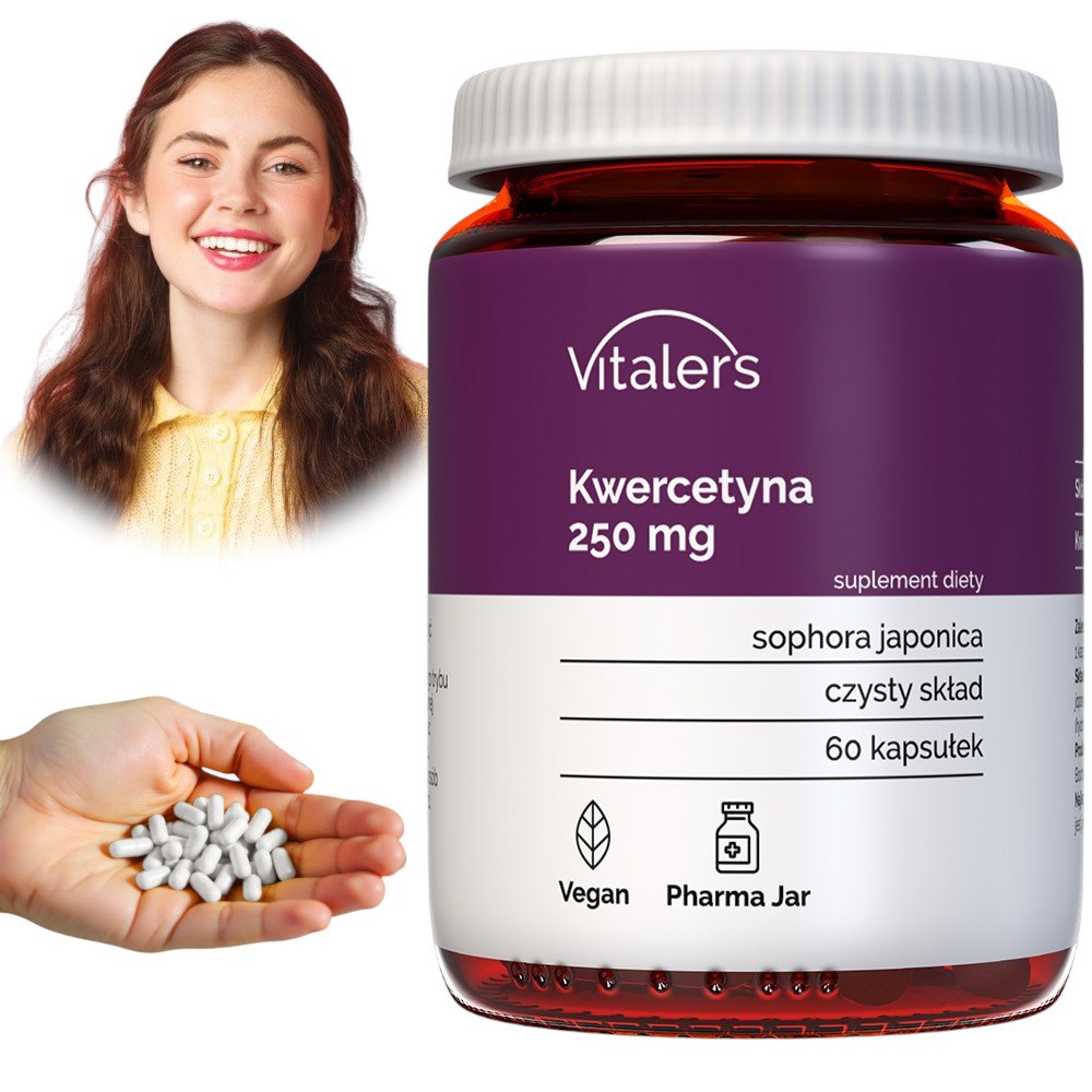 Vitalers - Kvercetinas 250 mg 60 kapsulių