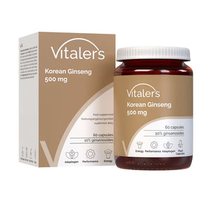 Vitaler's Korean Ginseng 500 mg - 60 kapsulių