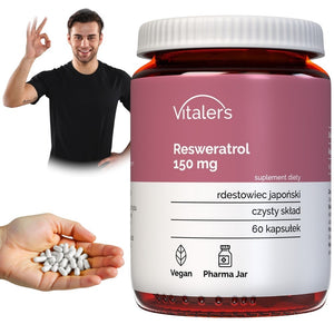 Resveratrolis 150 mg - 60 kapsulių