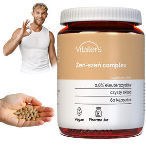 Vitaler's Ginseng Complex - 60 kapsulių