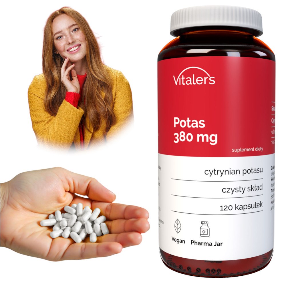 Vitaler kalio citratas 380 mg - 120 kapsulių