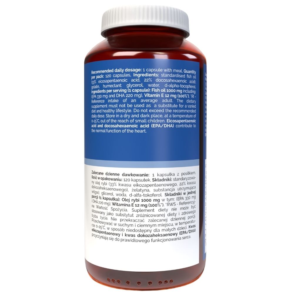 Vitaler's Omega-3 FORTE 1000 mg - 120 kapsulių