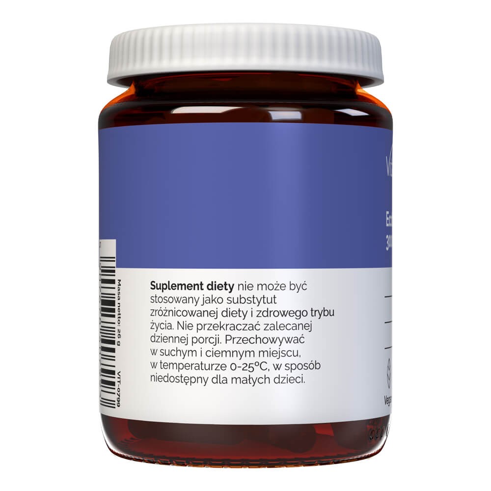 Vitalers - Ecdysterone 300 mg 60 kapsulių
