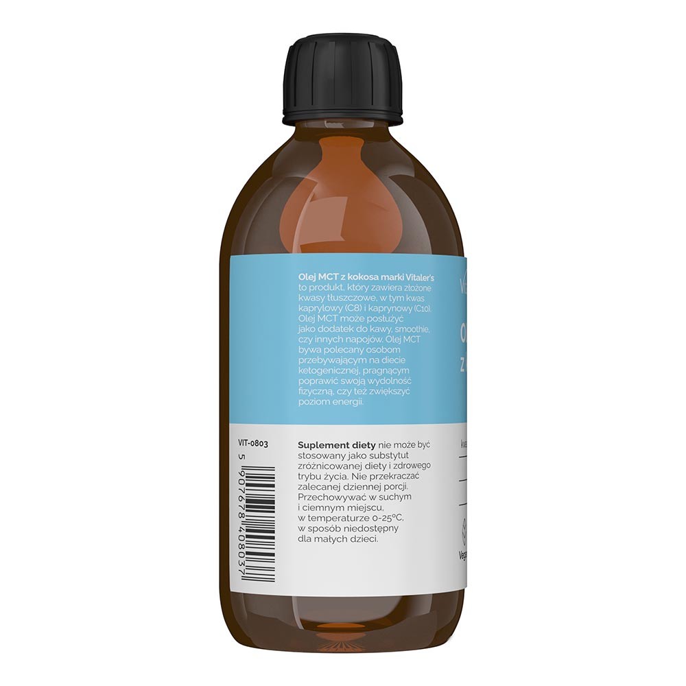 Vitalers - MCT aliejus iš kokosų 500ml
