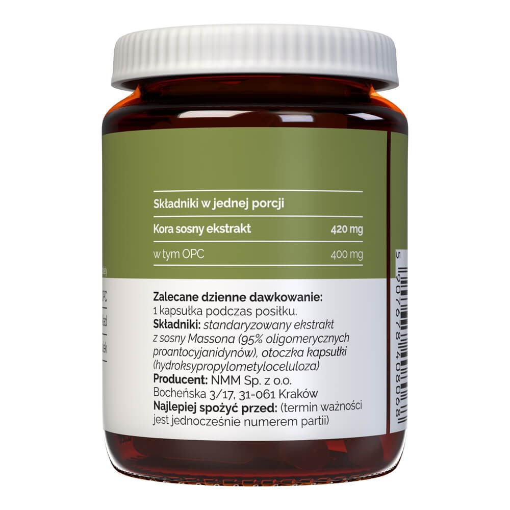 Vitalers - Pušų žievė 420 mg 60 kapsulių