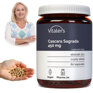 Vitalers - Cascara Sagrada 450 mg 60 kapsulių