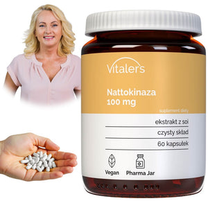 Vitalers - Nattokinazė 100 mg 60 kapsulių