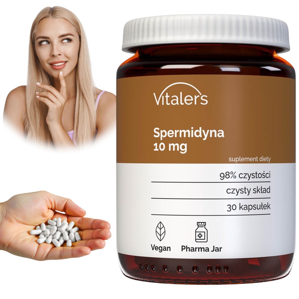 Vitalers - Spermidinas 10 mg 30 kapsulių