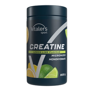 Vitaler's Sport Mikronizuotas kreatino monohidratas 5000 mg, citrinų ir laimų - 500 g