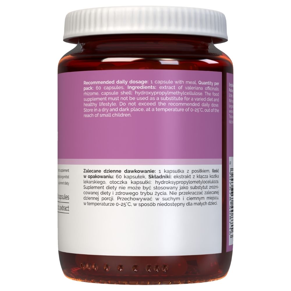 Vitaler's Valerijonas (valerijonas) 500 mg - 60 kapsulių
