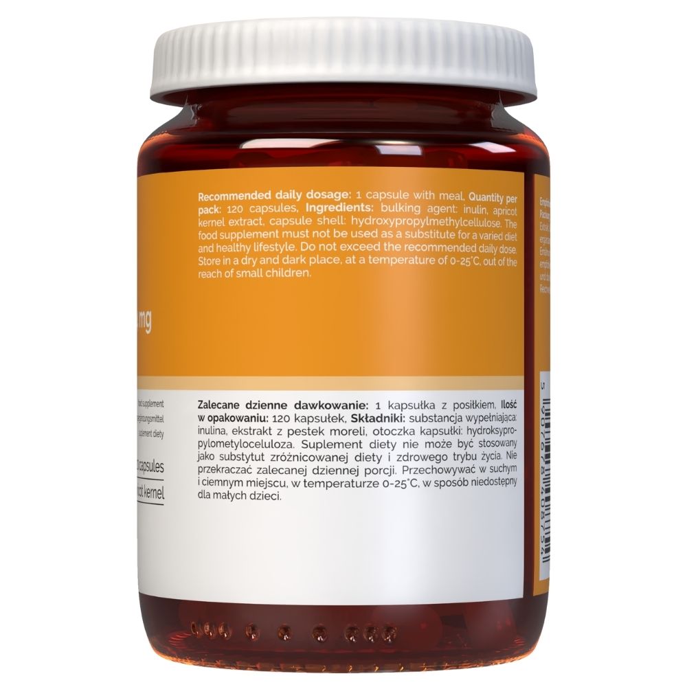 Vitaler's Amigdalinas (vitaminas B17) 4 mg - 120 kapsulių
