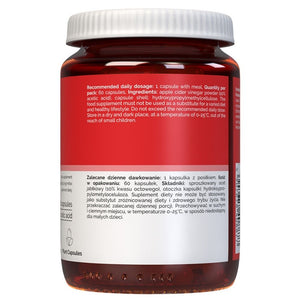 Vitaler's Obuolių sidro actas 650 mg - 60 kapsulių
