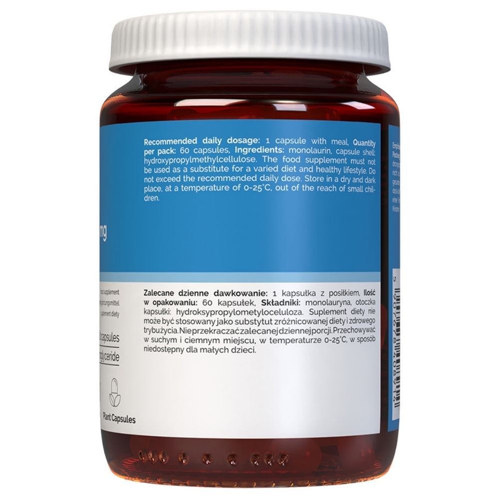 Vitaler's Monolaurin (Monolaurinas) 500 mg - 60 kapsulių