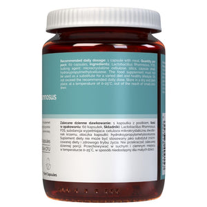 Vitaler's Probiotic Lactobacillus Rhamnosus su FOS (probiotikas) - 60 kapsulių