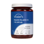 Vitaler vitaminas D3 4000 TV + K2 100 µg - 120 tablečių