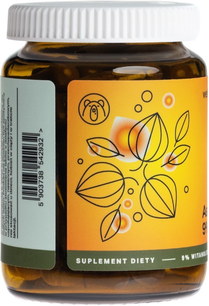 Wellbear Ashwagandha 9% 600 mg - 60 kapsulių