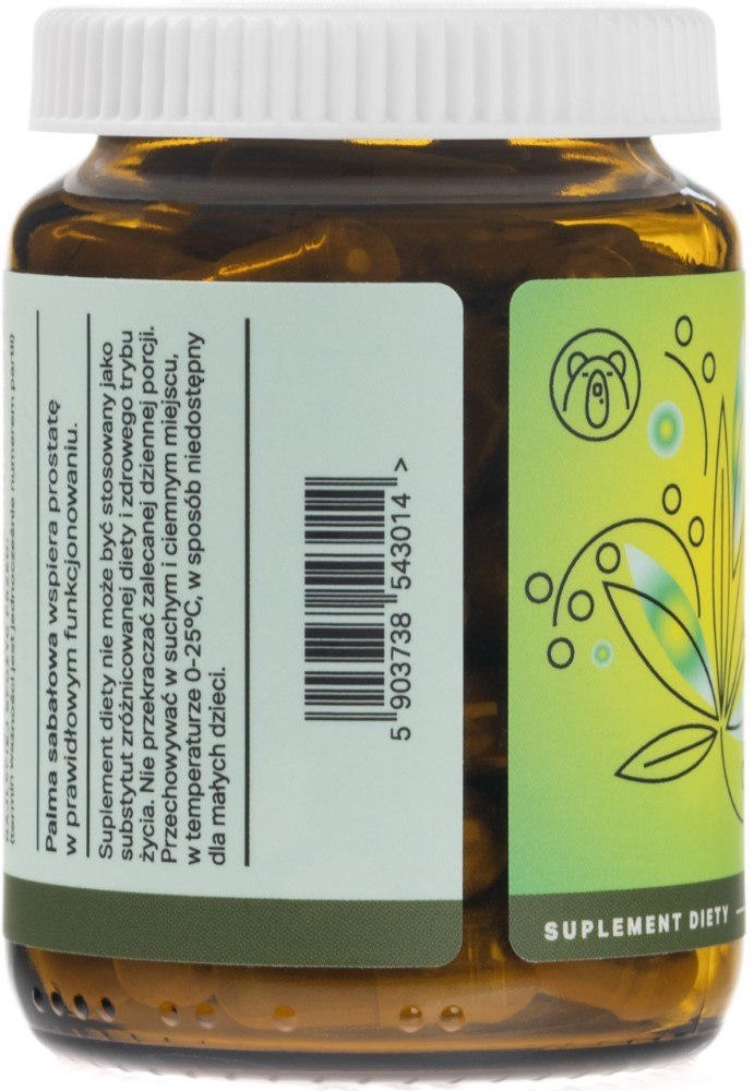 Wellbear Saw Palmetto 550 mg - 60 kapsulių