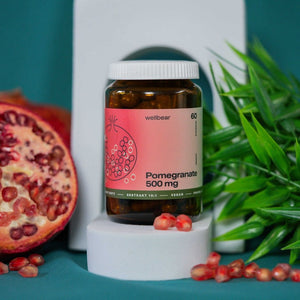 Wellbear granatai 500 mg - 60 kapsulių