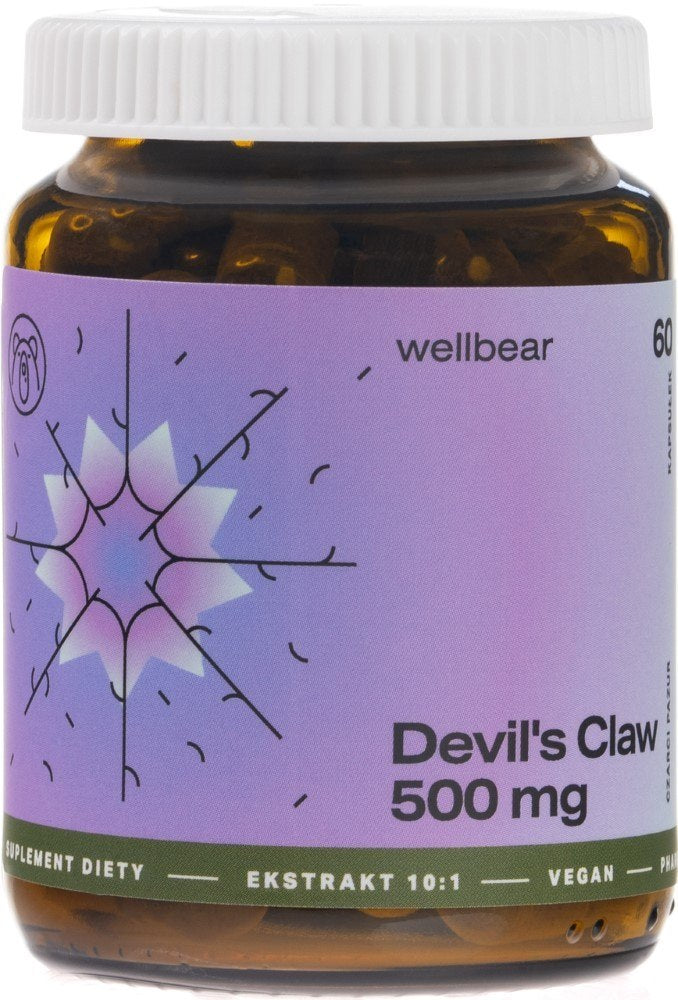 Wellbear Velnio letena 500 mg - 60 kapsulių