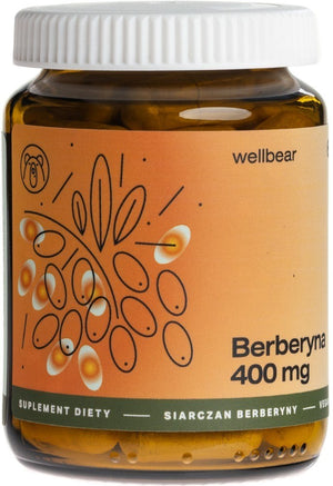 Wellbear Berberine (Berberis) 400 mg - 60 kapsulių