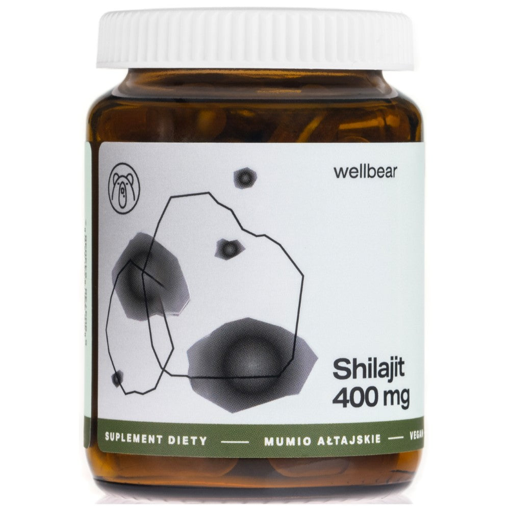 Wellbear Shilajit (Altajus Mumio) 400 mg - 60 kapsulių