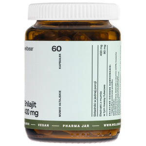 Wellbear Shilajit (Altajus Mumio) 400 mg - 60 kapsulių