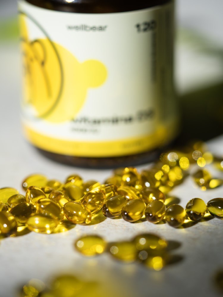 Wellbear Vitaminas D3 4000 TV minkštųjų kapsulių - 120 gelio kapsulių
