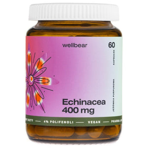 Wellbear Echinacea (Echinacea purpurea) 400 mg - 60 kapsulių