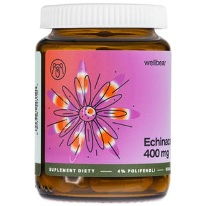 Wellbear Echinacea (Echinacea purpurea) 400 mg - 60 kapsulių