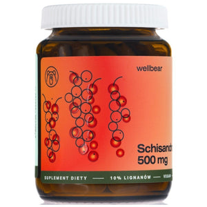 Wellbear Schisandra (kininė citrinžolė) 500 mg - 60 kapsulių