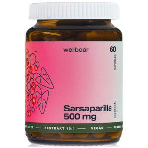 Wellbear Sarsaparilla (Colcora) 500 mg - 60 kapsulių