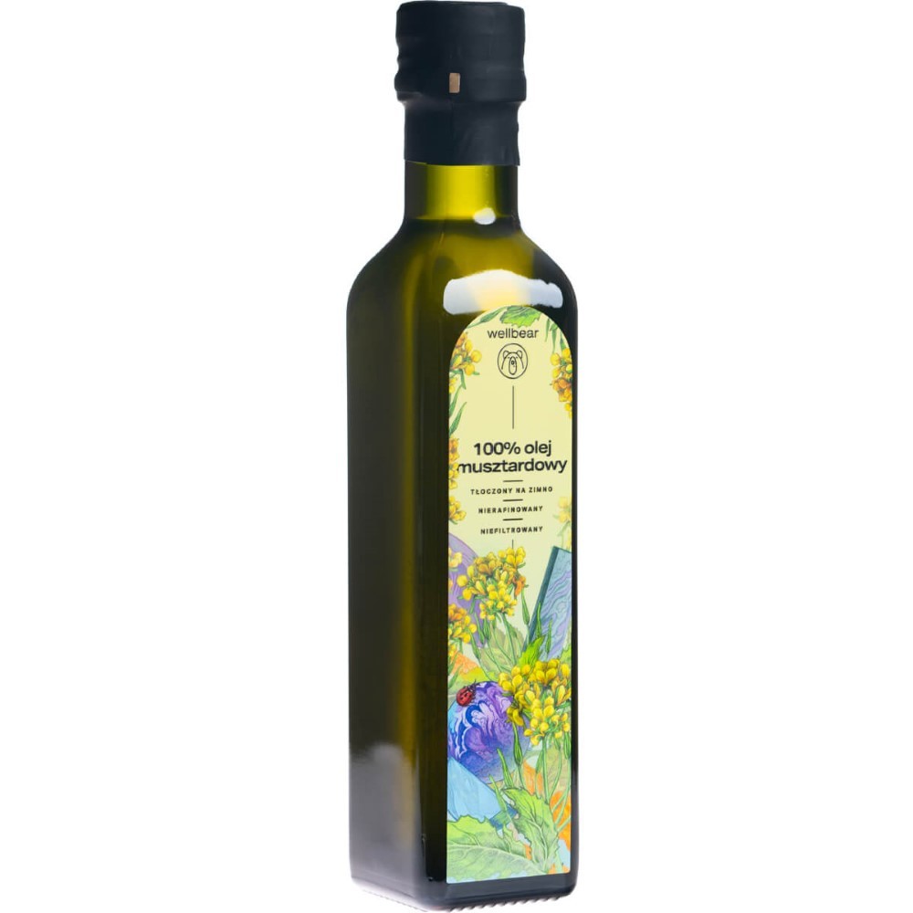 Wellbear šalto spaudimo garstyčių aliejus - 250 ml