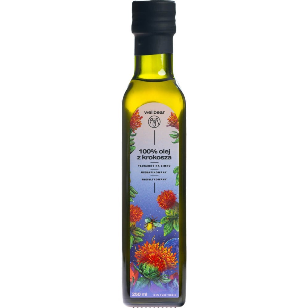 Wellbear šalto spaudimo dygminų aliejus - 250 ml