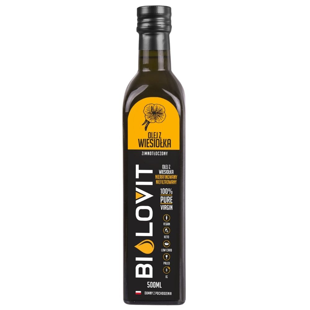 Wellbear Evening Primrose Oil šalto spaudimo aliejus - 500 ml