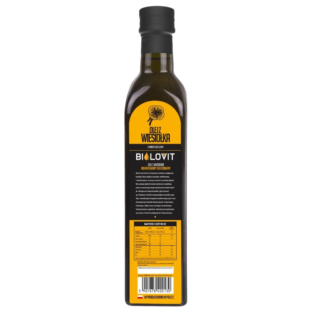 Wellbear Evening Primrose Oil šalto spaudimo aliejus - 500 ml