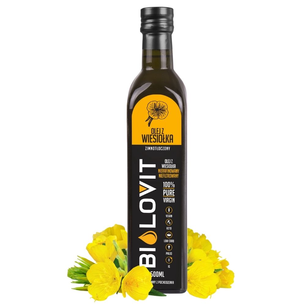 Wellbear Evening Primrose Oil šalto spaudimo aliejus - 500 ml