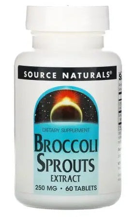 SOURCE NATURALS brokolių daigų ekstraktas 60 tablečių