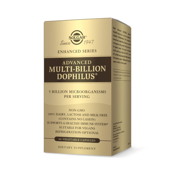 Solgar Advanced Multi-Billion Dophilus 60 kapsulių