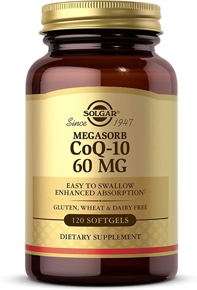 Solgar Megasorb CoQ-10 60 mg - kofermentas Q10 60 mg 120 kapsulių