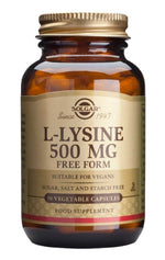 Solgar L-lizino hidrochloridas 500 mg 50 kapsulių