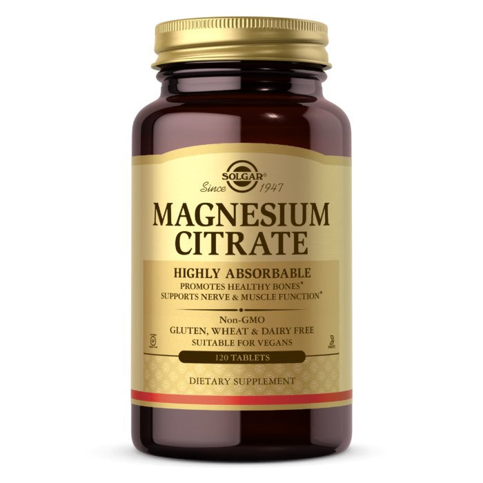 Solgar magnio citratas 210 mg - magnio citratas 210 mg 120 tablečių