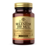 Solgar Selenium be mielių - Selenas be mielių 100 mcg 100 tablečių