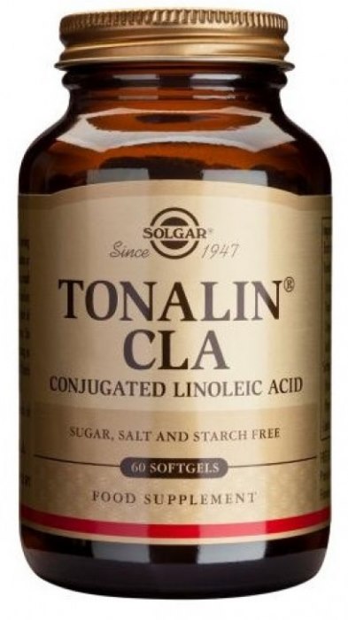 Solgar CLA - Tonalinas 1300 mg konjuguota linolo rūgštis iš dygminų sėklų aliejaus 60 kapsulių