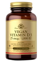 Solgar Vitaminas D3 25 mcg 1000 TV - Vitaminas D3 120 kaps.